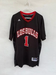 ❄️🍂Rare Adidas NBA Chicago Los Bulls #1 Derrick Rose Latin Nights Jersey Size S - Picture 1 of 10