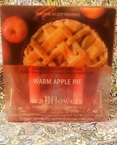 Bath & Body Works WARM APPLE PIE Wallflowers Refill 2 PACK NEW - Picture 1 of 2