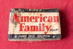 Circa 1940 Kirk's American Family Soap Bar New Old Stock P&G Vintage (2) - Picture 1 of 3