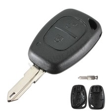 2 Bouton Coque Clé Télécommande pour Renault Trafic Kangoo Opel Master Vivaro