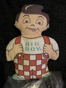 Seltene Vintage Big Boy Kissen Puppe Figur 60er / 70er Jahre Sammlerstück Diner LA - Bild 1 von 15