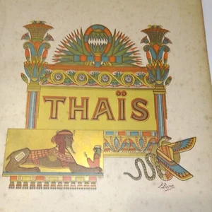 Thaïs Massenet Partition 1894 Comédie Lyrique illustré P. Borie & Jean Veber  - Imagen 1 de 23