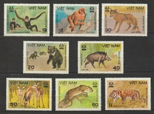 1981 Vietnam Stamps Animals from Cuc Phuona Scott # 1116-1123 MNH       - Picture 1 of 1
