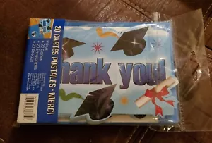 Graduation Thank You cards, Set of 20 New With Envelopes And Seals. - Picture 1 of 2