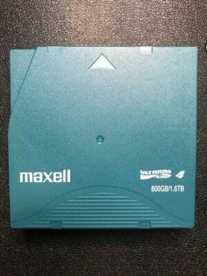 Cinta Maxell Ultrium 4 LTO 800 GB / 1,6 tb Foto 1 de 3