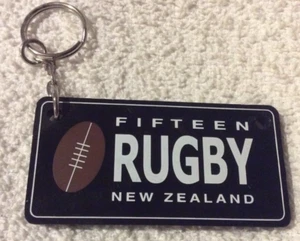 Fifteen Rugby New Zealand 3" x 1.5" - KEY RING KEYCHAIN - Bild 1 von 2
