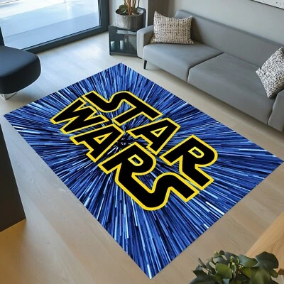 Starwars Rug, Star Wars Rug, Boy Room Rug,  For Kids Room Rug, Area Rug, Fan Rug - Image 1 of 4