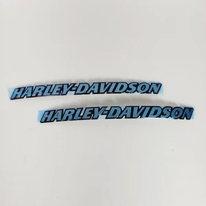 Harley Davidson CVO Satin Chrome Fuel Tank Emblems Set 08-23 Touring Models - Picture 1 of 5