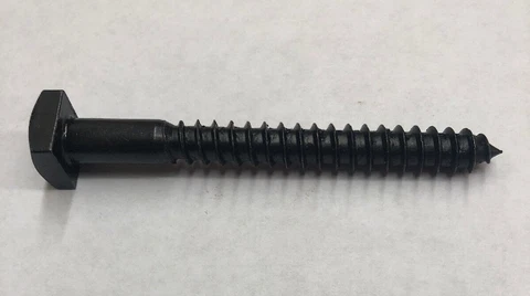 5/16 X 3" Square Head Lag Bolt Screw Blacksmith Antique BLACK OXIDE (25 pieces) Cover