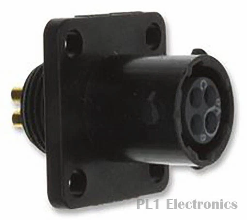 SOURIAU    UTS08E4S    Circular Connector, Trim Trio UTS Series, Receptacle, 4, - Image 1 of 1
