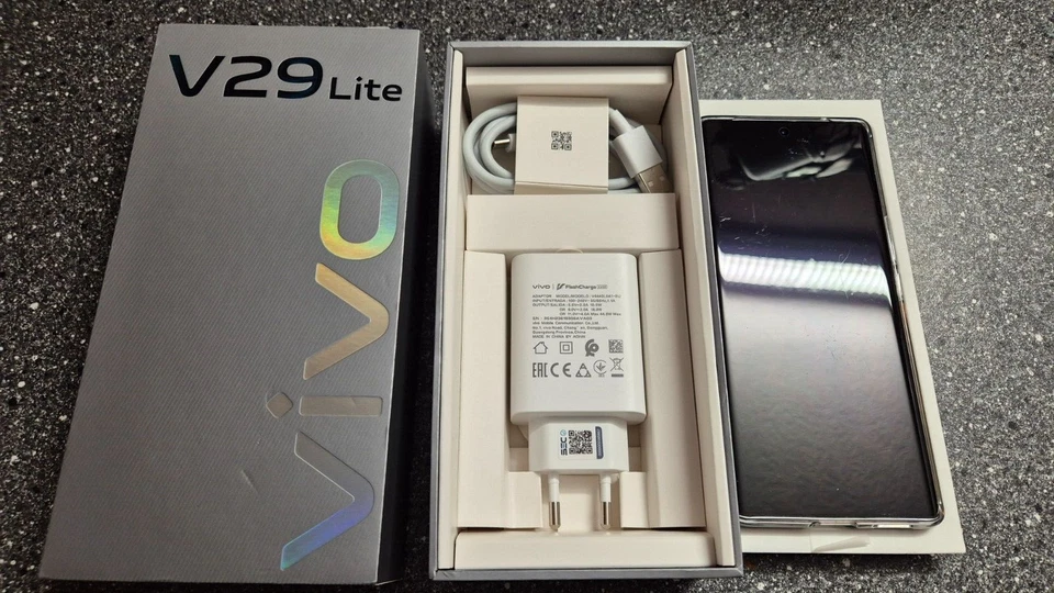 Vivo V29 lite 5G Smartphone 128GB 8GB RAM Dreamy Gold Triple-Kamera LTE 5000mAh - Bild 1 von 1