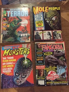 LOTE X4 DE REVISTAS DE TERROR - FANGORIA, MONSTRUOS DE CINE, GENTE TOPO Y MAESTROS - Imagen 1 de 2