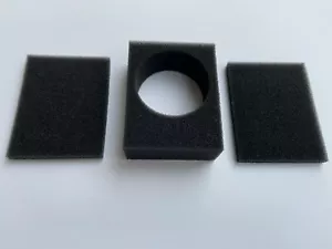 Kit di ricambio schiuma. Adatto per microfono Sennheiser MD 409/509 nuovo # 49 - Foto 1 di 3