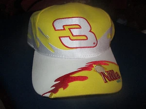 New W/ Tag Yellow & Red #3 DALE EARNHARDT Jr. Adjustable Hat Chase Authentics - Picture 1 of 3