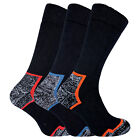 3 Pairs Mens Thick Reinforced Heavy Duty Cotton Work Boot Socks