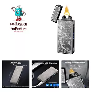 Plasma Lighter Rechargeable USB Electric Candle Lighter Electronic Torch Arc ... - Picture 1 of 7
