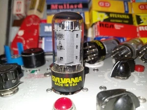 Eine (1) TV7D/U RE-Tested Strong 1960's SYLVANIA 7591A Power Tube - Bild 1 von 16