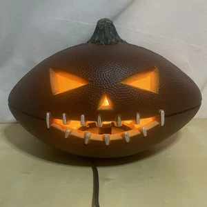 Fußball Kürbis Halloween Jack-O-Laterne elektrische Lampe Licht Deko FUSSBALL - Bild 1 von 9