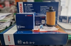 GENUINE FULL BOSCH SERVICE FILTER KIT VAUXHALL INSIGNIA 2.0 CDTI MK1 - Picture 1 of 2