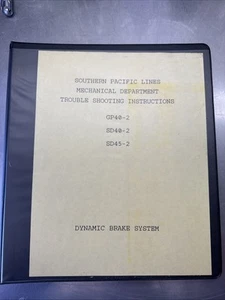 SP Diesel Locomotive Dynamic Brake Troubleshooting Manual GP40-2, SD40-2, SD45-2 - Picture 1 of 24