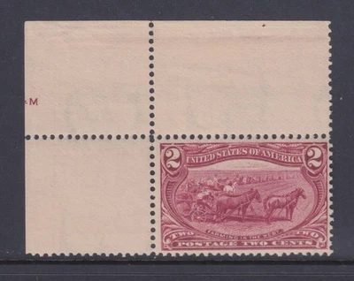 United States Scott 286 MNH 1898 2¢ Corner Trans-Mississippi Stamp SCV $72.50 - Image 1 of 2
