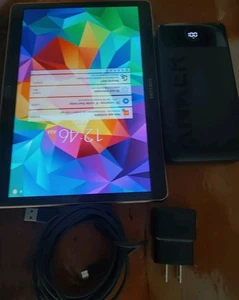 Samsung Galaxy Tab S 10.5 Wifi/SD EXPANDABLE 16GB, Bronze/, EXCELLENT/ANKER/FAST - Picture 1 of 8