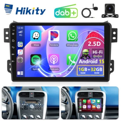 DAB+ CarPlay Android 15 Radio Für Suzuki Splash Opel Agila B mit GPS Navi Kamera - Bild 1 von 4