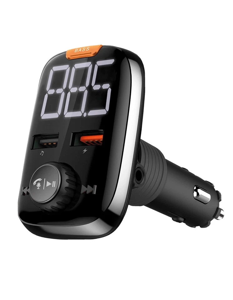 Maginon BHF-350 Auto-Freisprecheinrichtung mit FM-Transmitter und Bluetooth Neu