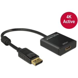 DeLock DisplayPort 1.2   HDMI (ST-BU) Adapter 4K Schwarz 62607 - Bild 1 von 2