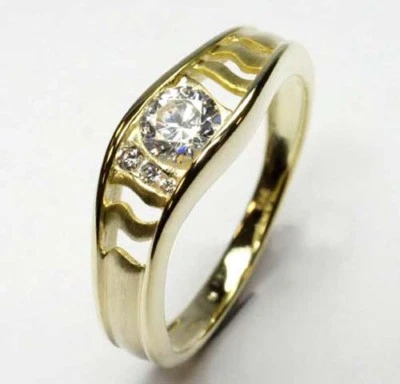 ECHT GOLD *** Zirkonia Ring, Größenauswahl - Bild 1 von 2