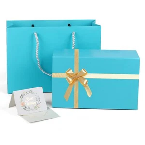 Gift Boxes for Presents 9.8x5.9x3.4'' Gift Boxes with Lids for Presents Reuse... - Picture 1 of 8