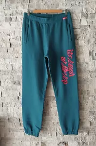 Napapijri X Martine Rose Men's Deep Green Track Pants Jogger / Size Medium - Picture 1 of 15