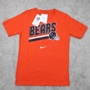 Nike Chicago Bears Shirt NWT Youth Medium (10-12) Orange NFL Team Apparel S/S - Picture 1 of 14