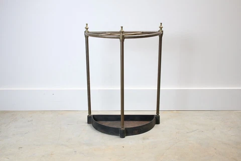 Vintage English style brass & cast iron umbrella stand walking stick cane holder Cover