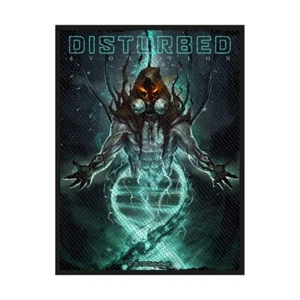 DISTURBED Standard Patch: EVOLUTION HOODED: Official Licenced Merchandise gift - Foto 1 di 1