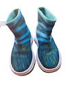 Lands' End Mädchen blau, grün & weiß Komfort Sneaker Stiefel - Größe 12