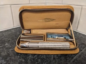Gillette NEW / Tech Hybrid Double Edge Safety Razor Set - Picture 1 of 10