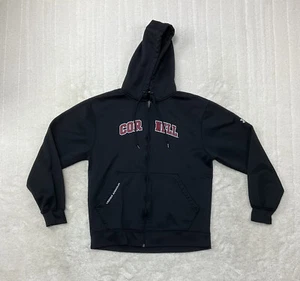 Chaqueta con capucha negra con cremallera Under Armour para hombre talla S Cornell University - Imagen 1 de 12