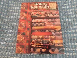 Pre-Owned Paperback "Rotary Roundup" 40 Quilt Projects Book by Hopkins & Martin - Picture 1 of 5