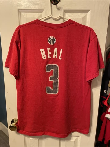Bradley Beal Washington Wizards Basketball men’s red shirt size Large Cover