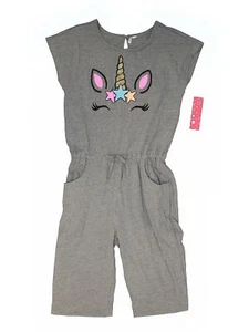 NWT Fab Kids Girls Gray Jumpsuit 14 - Picture 1 of 2