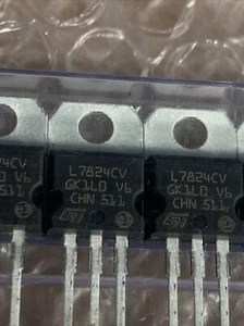 10 pz L7824CV 7824 LM7824-regolatore 24V 1,5A-ART.DC27 - Imagen 1 de 6