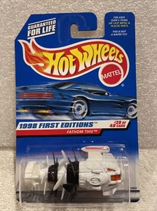 Hot Wheels 1998 First Editions Fathom This Undersea Error BLISTERPACK CARDED - Picture 1 of 7