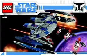 LEGO STAR WARS HYENA DROID BOMBER FROM 8016 GENUINE -MODEL ONLY- NO MINIFIGURES - Picture 1 of 11