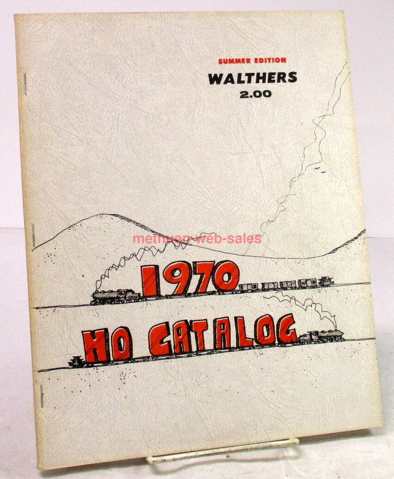 Walthers ~ Catálogo HO de colección 1970 ~ Edición de verano ~ Locos, kits de automóviles, edificios, personas Foto 1 de 1