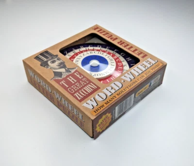 Word Wheel The Great Zucchini Word Search Letter Puzzle Board Game Safe Cracker - Image 1 of 4