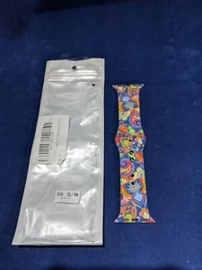 EXCHAR Compatibile con Cinturino Apple Watch Serie 5/4/3/2/1 38mm S/M, Fiori - Foto 1 di 3