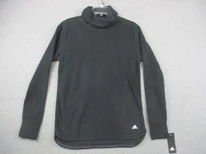 Adidas Golf Pullover Sweatshirt Fleece Medium Black Women's NWt - Picture 1 of 10