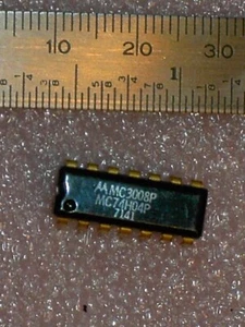 MC3008P Motorola. Rare Motorola IC, DIP 14, Gold Pins - Picture 1 of 1