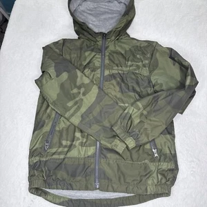 GAP KIDS GREEN CAMOUFLAGE PARKA LIGHT JACKET  M Boys Youth - Picture 1 of 2